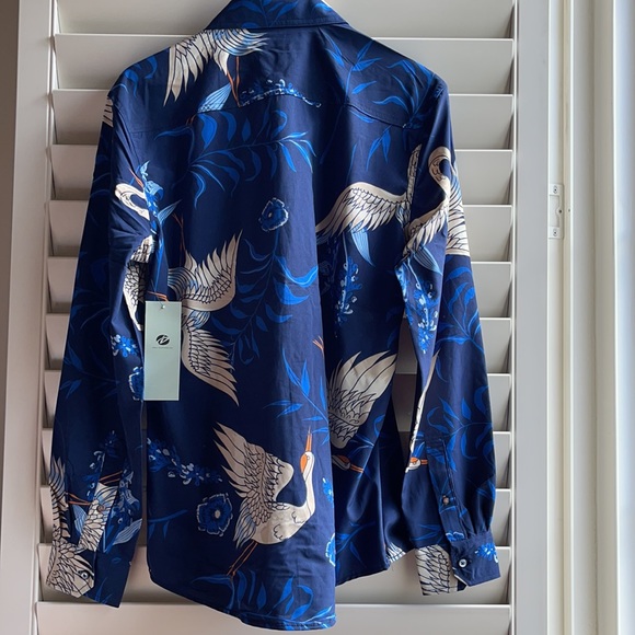 Button down shirt men slim for Geometrix M - Picture 6 of 9